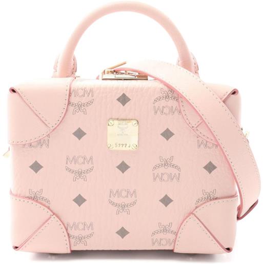 MCM Pre-Owned - trousse visetos anni 2010 - donna - pelle di vitello - taglia unica - rosa