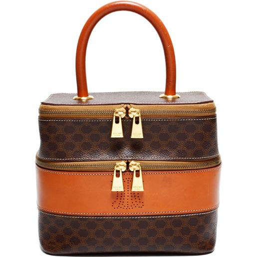 Celine Pre-Owned - trousse vanity anni '90 - donna - pvc - taglia unica - marrone