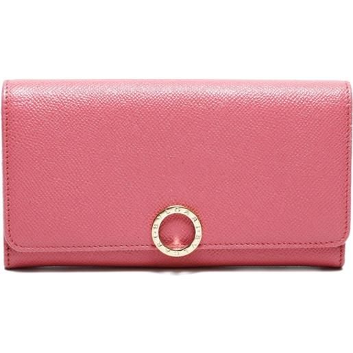 Bvlgari Pre-Owned - portafoglio a clip anni 2020 - donna - pelle di vitello - taglia unica - rosa
