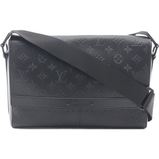 Louis Vuitton Pre-Owned - borsa messenger con monogramma 2020 - uomo - pelle di vitello - taglia unica - nero