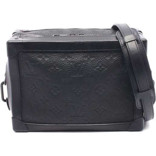 Louis Vuitton Pre-Owned - borsa a spalla soft trunk con monogramma 2019 - uomo - pelle di vitello - taglia unica - nero