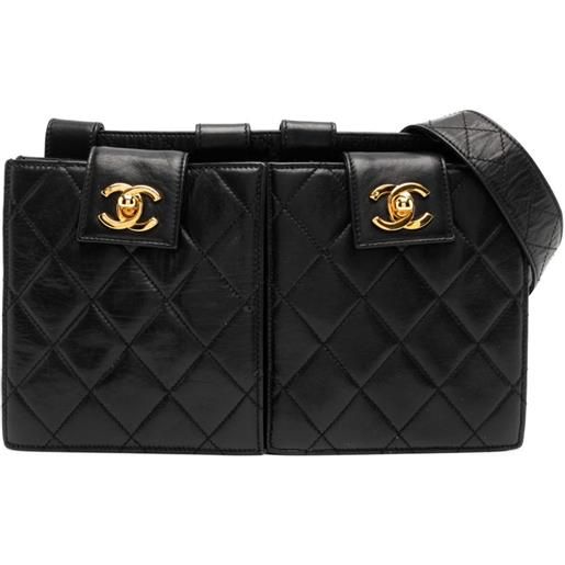 CHANEL Pre-Owned - marsupio fanny 1992 - donna - pelle caviar - taglia unica - nero