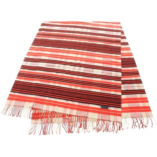 Hermès Pre-Owned - sciarpa in cashmere a quadri anni 2010 - donna - cashmere - taglia unica - rosso