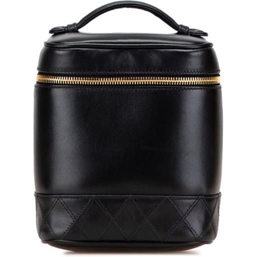 CHANEL Pre-Owned - trousse cc in pelle di agnello 1996-1997 - donna - pelle di agnello - taglia unica - nero