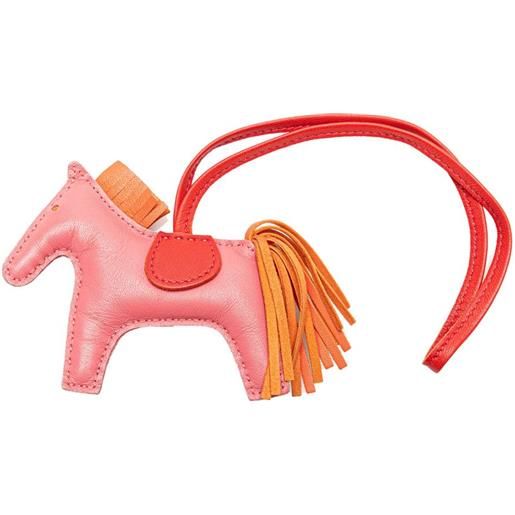 Hermès Pre-Owned - portachiavi milo grigri rodeo horse bag charm tpm 2010-2024 - unisex - pelle di agnello - taglia unica - multicolore