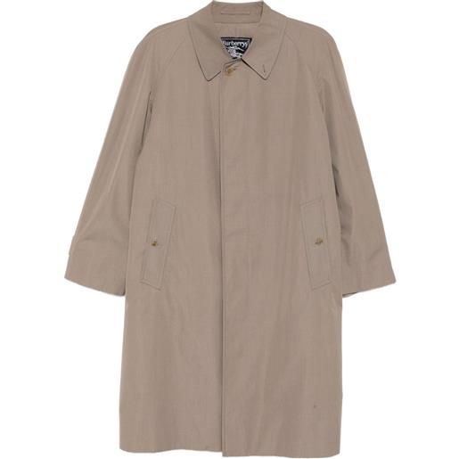 Burberry Pre-Owned - trench 1990-2000 - donna - poliestere/cotone - taglia unica - marrone