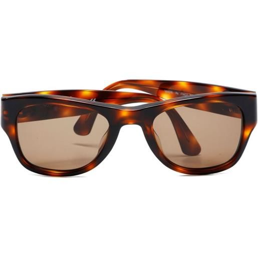 CHANEL Pre-Owned - occhiali da sole cc mark anni 2000 - donna - acetato - taglia unica - marrone