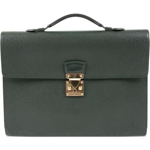 Louis Vuitton Pre-Owned - portadocumenti laguito anni 2010 - uomo - pelle - taglia unica - verde