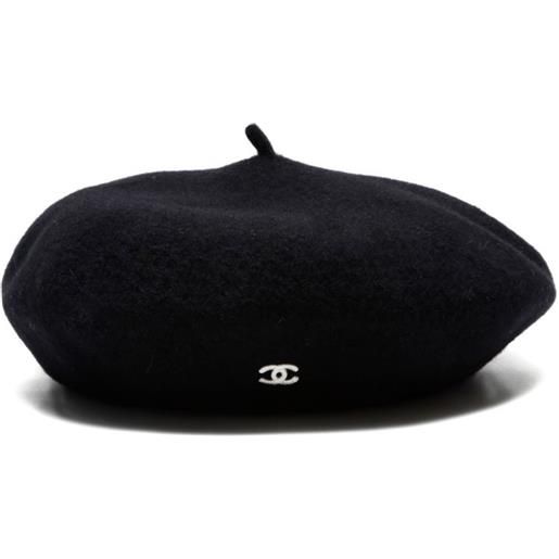 CHANEL Pre-Owned - basco in lana 1998 - donna - lana - taglia unica - nero