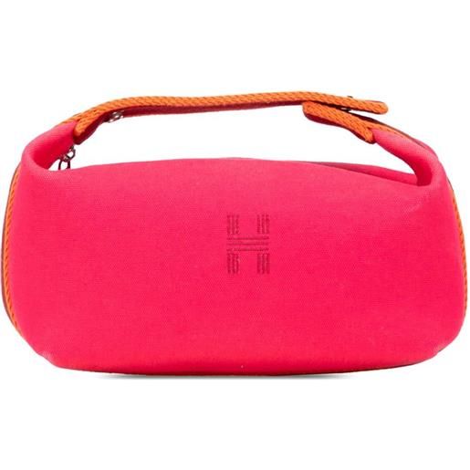 Hermès Pre-Owned - trousse bride a brac piccola in tela 2020-2025 - donna - tela - taglia unica - rosa