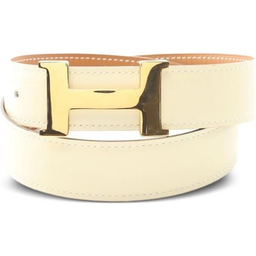 Hermès Pre-Owned - cintura in pelle 1997 - donna - pelle di vitello - 70 - giallo