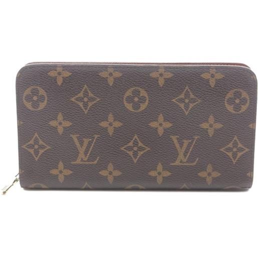 Louis Vuitton Pre-Owned - portafoglio con zip a giro e monogramma 2004 - donna - pvc - taglia unica - marrone