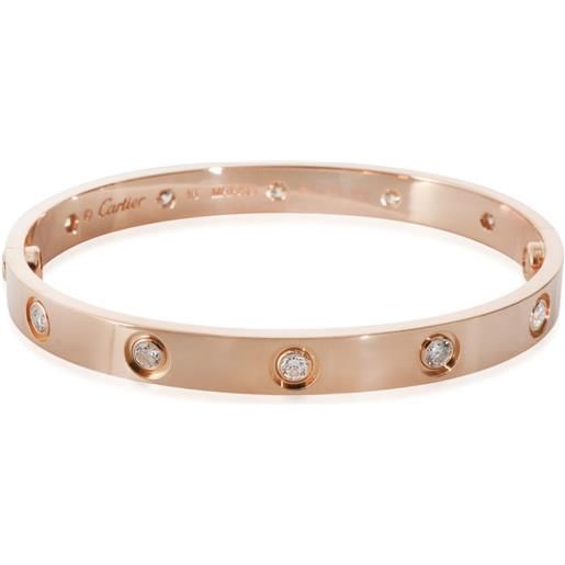 Cartier - bracciale love in oro rosa 18kt pre-owned - unisex - oro rosa 18kt - taglia unica