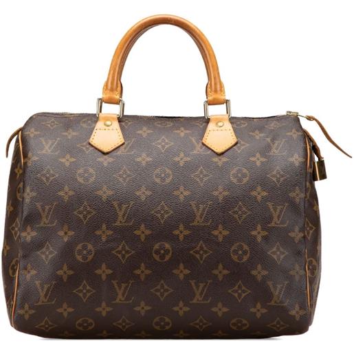 Louis Vuitton Pre-Owned - borsa speedy 30 boston con monogramma 1994 - unisex - tela - taglia unica - marrone