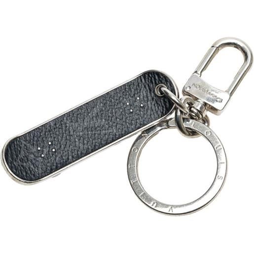 Louis Vuitton Pre-Owned - portachiavi con ciondolo monogram eclipse skateboard 2020 - unisex - tela - taglia unica - nero