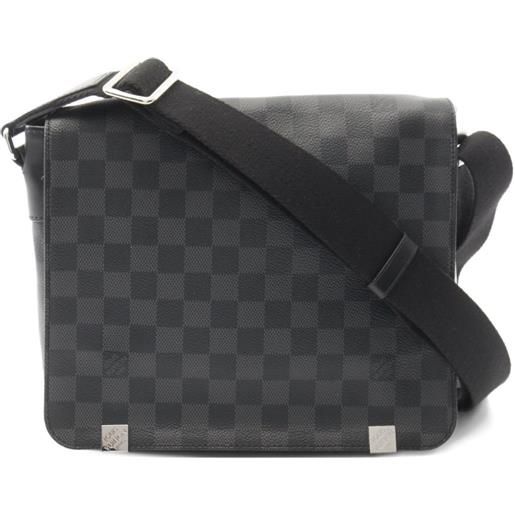Louis Vuitton Pre-Owned - borsa messenger district pm 2018 - uomo - pvc - taglia unica - nero