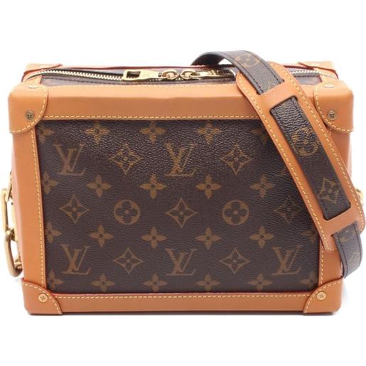 Louis Vuitton Pre-Owned - borsa messenger soft trunk mini con monogramma 2019 - uomo - pvc - taglia unica - marrone
