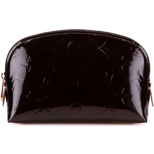 Louis Vuitton Pre-Owned - trousse make up in pelle vernis con monogramma 2015 - unisex - pelle - taglia unica - viola