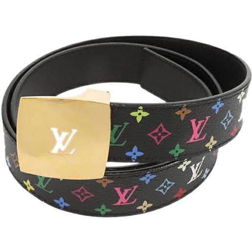 Louis Vuitton Pre-Owned - cintura reversibile con monogramma 2010-2025 - unisex - tela - taglia unica - nero