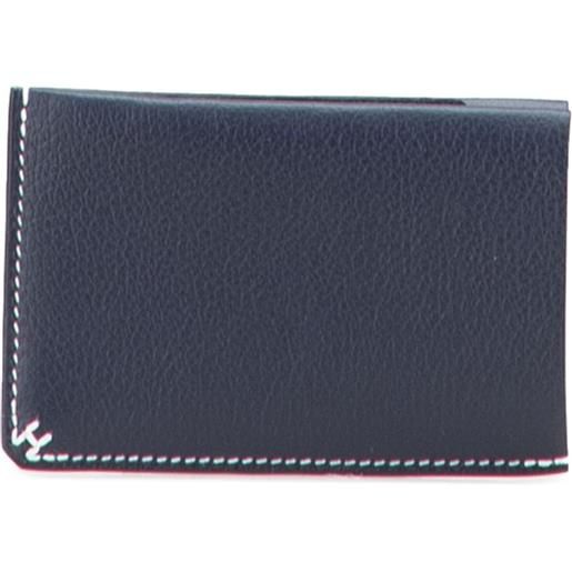 Hermès Pre-Owned - portacarte evercolor h series 2024 - unisex - pelle di vitello - taglia unica - blu