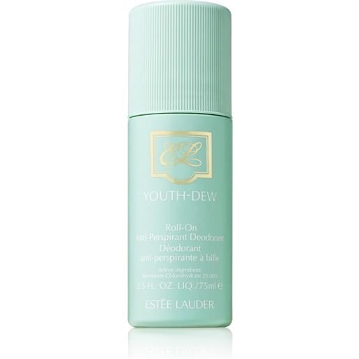 Estee lauder youth dew anti-perspirant deodorant roll-on 75 ml deodorante delicato - roll-on
