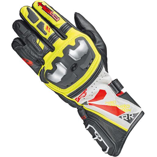Held guanti moto Held akira rr nero giallo fluo
