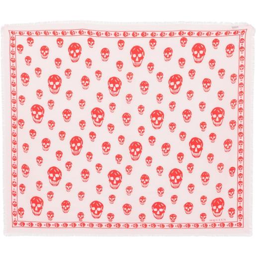 Alexander McQueen foulard classic skull - rosa