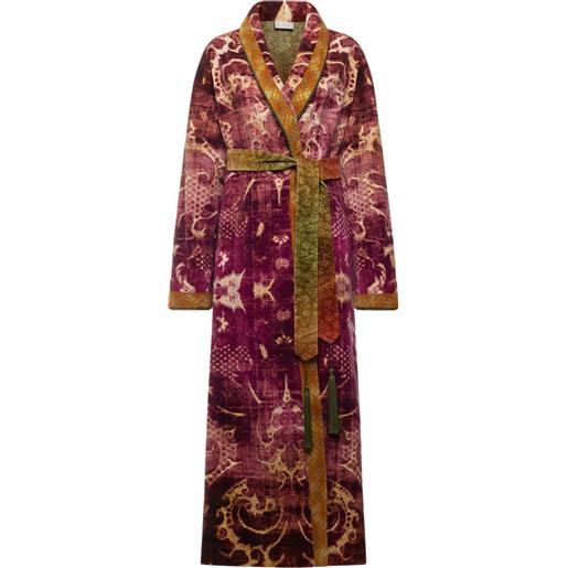 Pierre-Louis Mascia vestaglia con stampa - viola