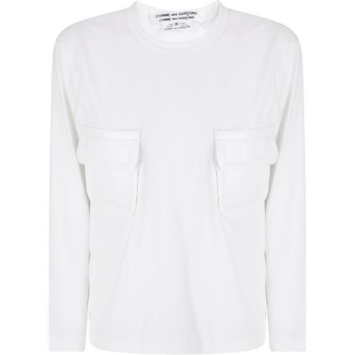 Comme Des Garçons Comme Des Garçons t-shirt a maniche lunghe - bianco