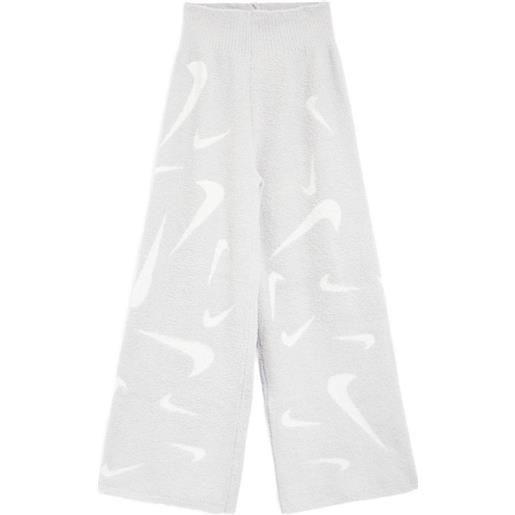 Nike pantaloni sportivi phoenix con logo - grigio