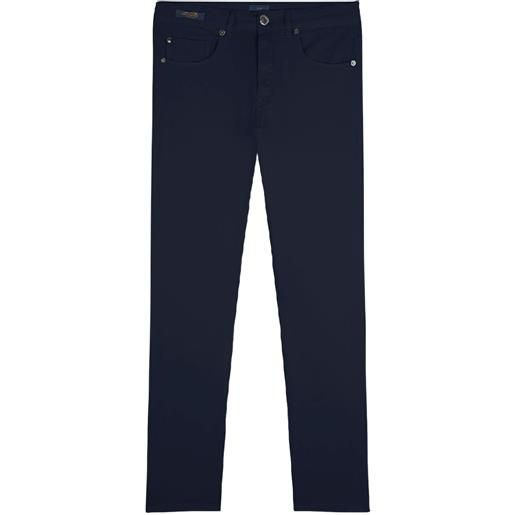 Paul & Shark pantaloni con 5 tasche - blu