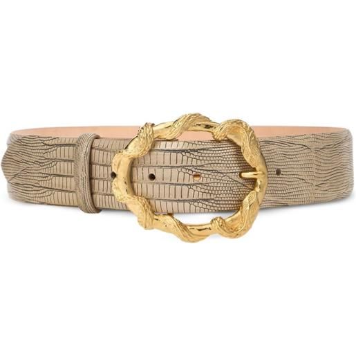 Roberto Cavalli cintura con stampa - toni neutri