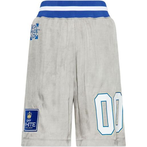 Off-White shorts con stampa - grigio