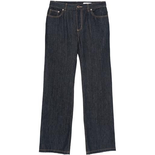 Alexander McQueen jeans con tasche - blu