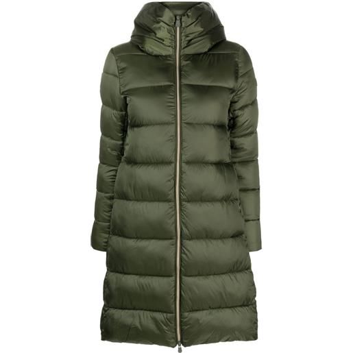 Save The Duck piumino con cappuccio lysa - verde