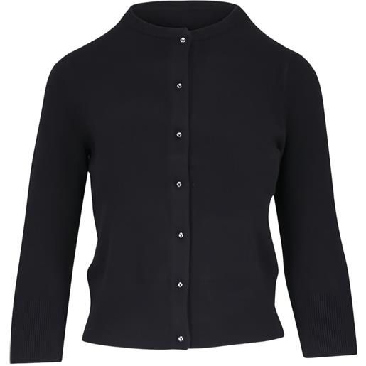 Vince cardigan con colletto alla coreana - nero