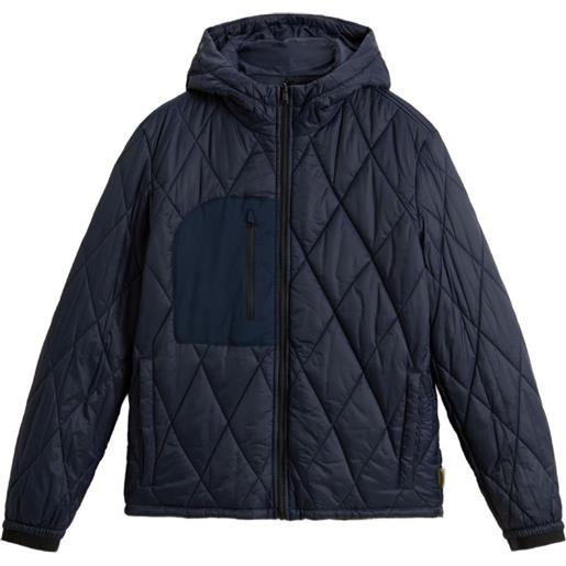 Woolrich giacca con motivo a rombi - blu