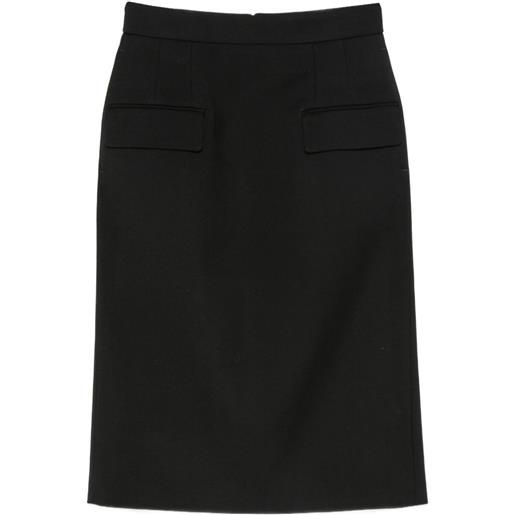 Alexander McQueen gonna con tasche - nero