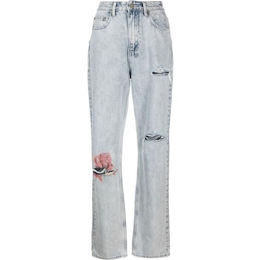 Ksubi jeans playback paradise affusolati - blu