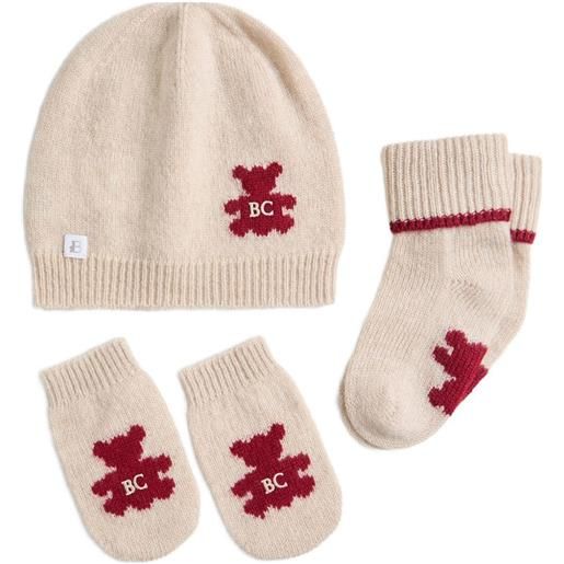 Brunello Cucinelli Kids berretti bernie (3 pezzi) - toni neutri