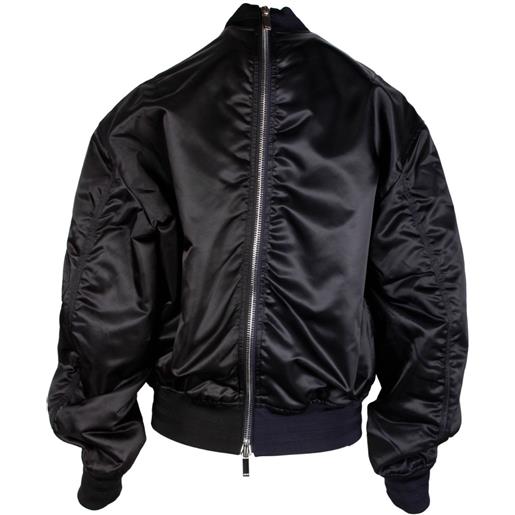 Christian Dior Pre-Owned - x judy blame bomber con zip - donna - cupro - 44 - nero