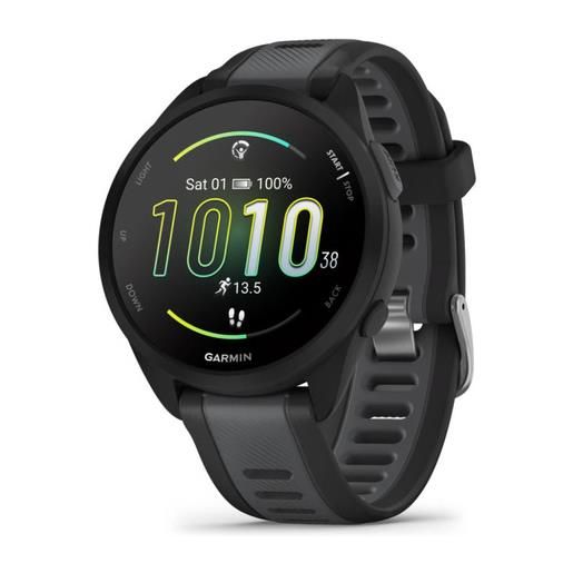 Garmin forerunner 165 3,05 cm (1.2'') amoled 43 mm digitale 390 x 390 pixel touch screen nero gps (satellitare)
