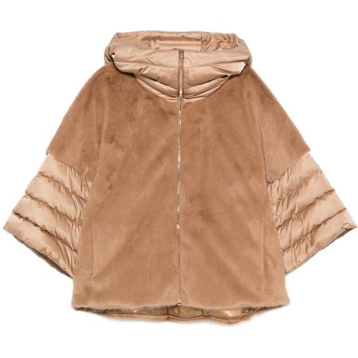 Herno giacca trapuntata con cappuccio - marrone