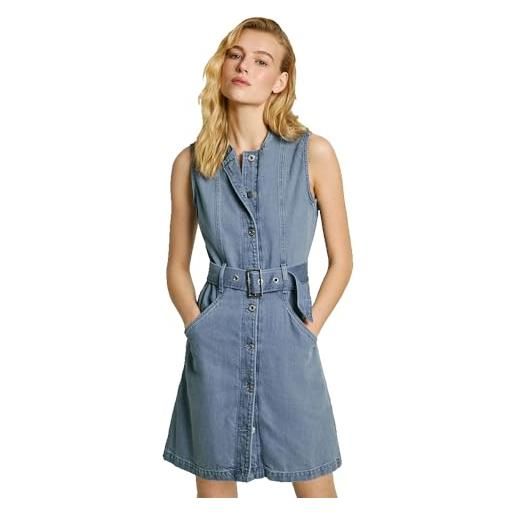 Pepe Jeans elba vestito, grigio (denim), l donna