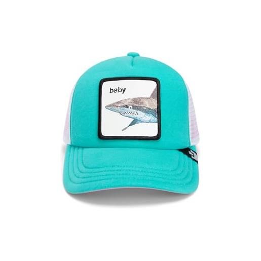 Goorin Bros. the farm, cappello da camionista unisex per bambini, colore foglia di tè (do do doodoo doodoo), taglia unica, teal (ok zoomer), taglia unica