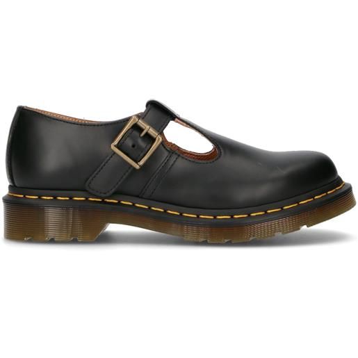 DR. MARTENS polley ballerina donna nera in pelle