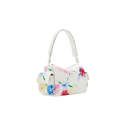 Desigual liquidflower habana hand bag creme white