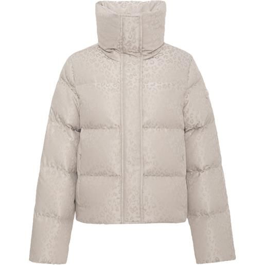 COLMAR ORIGINALS piumino con collo alto animalier donna