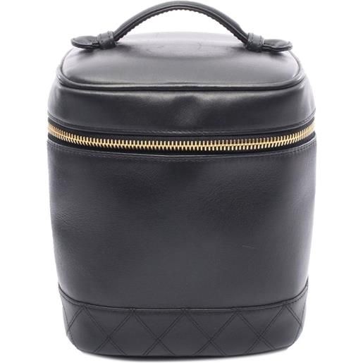 CHANEL Pre-Owned - trousse cc in pelle di agnello 1996-1997 - donna - pelle di agnello - taglia unica - nero