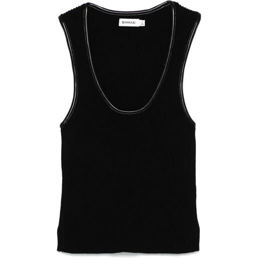 Simkhai canotta a coste - nero